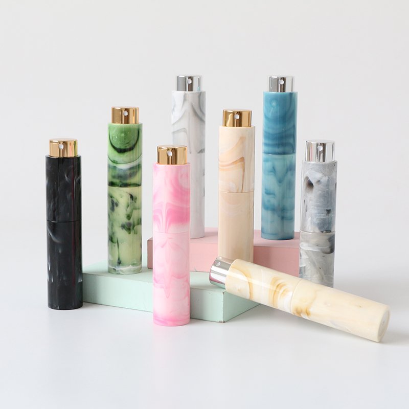 大理石紋迷你便攜式塑料噴霧瓶 香水樽 消毒液噴瓶